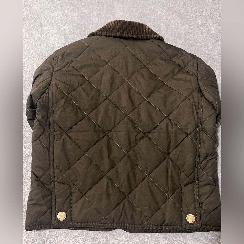 Polo Ralph Lauren Water-Repellent Quilted Barn Jacket with Matching Hat - Picture 2 of 7